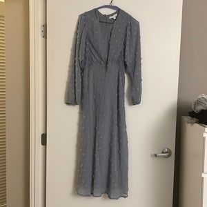 Blue anthropology dress